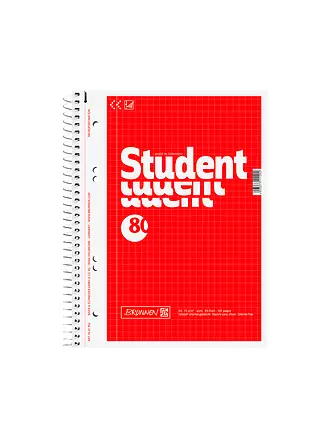 BRUNNEN VERLAG | Brunnen Collegeblock A5 quadrillé 5 mm, reliure spirale, 80 feuilles |